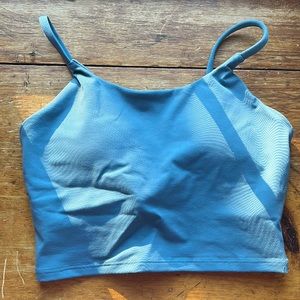 Gatsby Blue Crop Top